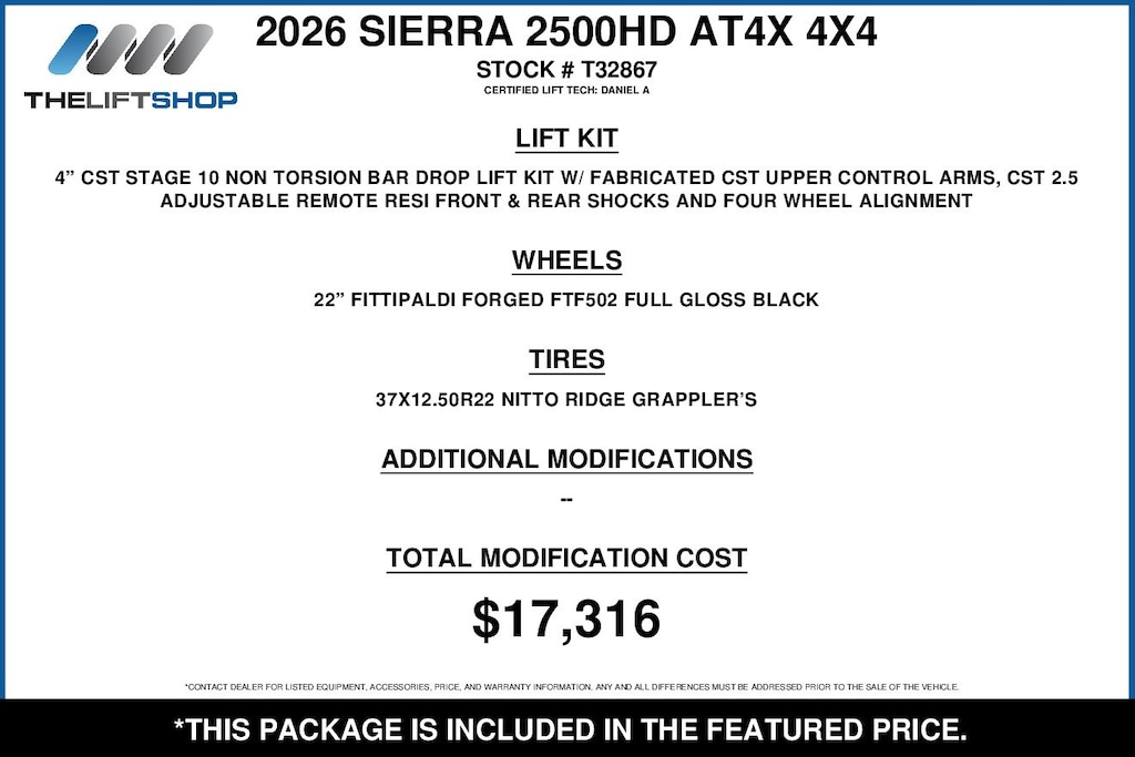 Used 2026 GMC Sierra 2500HD AT4X Truck Crew Cab
