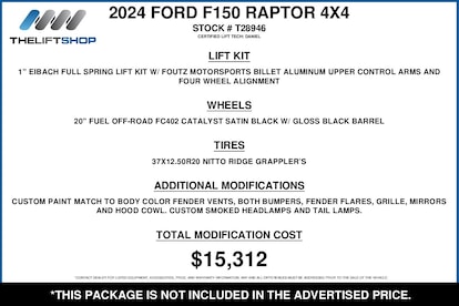 Full Fender and Mirror Kit | FORD F-150 RAPTOR 2024 Full Fender and Mirror Kit | FORD F-150 RAPTOR 2024