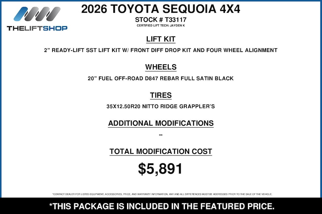 Used 2026 Toyota Sequoia 1794 Edition SUV