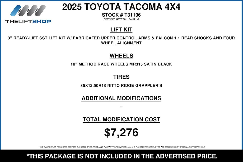 Used 2025 Toyota Tacoma SR5 Truck Double Cab