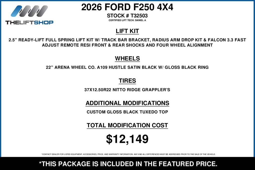 Used 2026 Ford F-250SD Lariat Truck Crew Cab