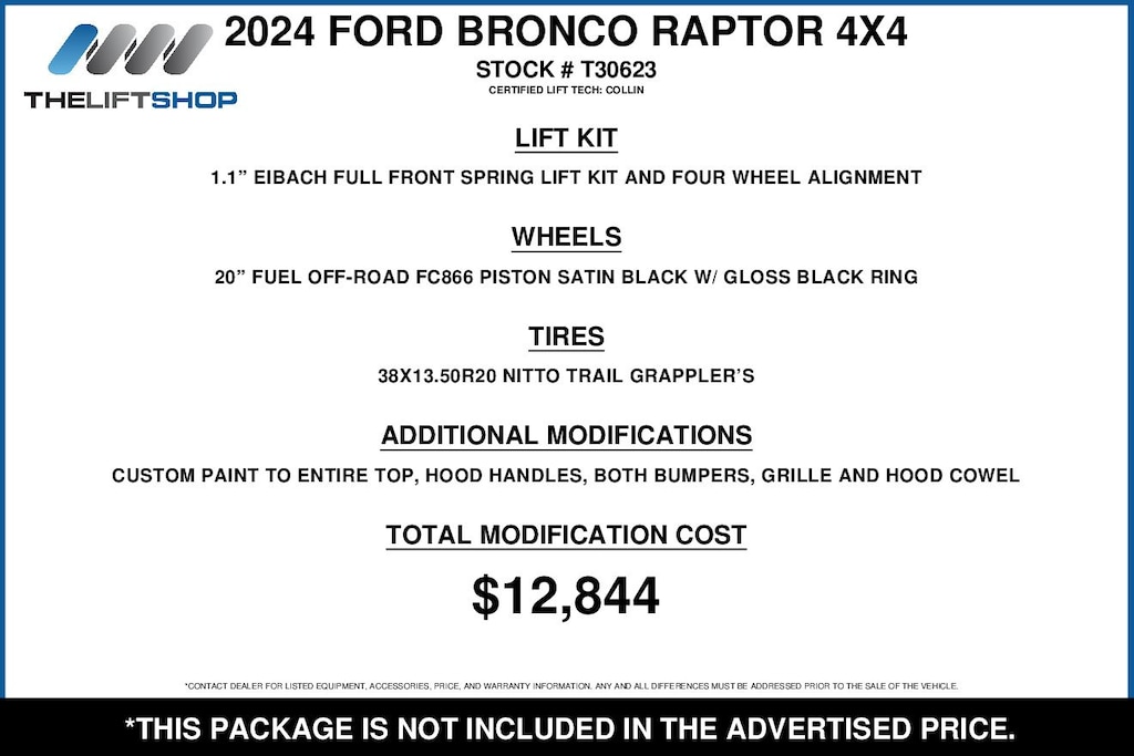 Used 2024 Ford Bronco Raptor SUV