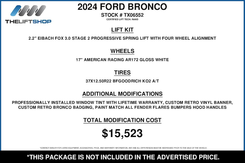 Used 2024 Ford Bronco Heritage Limited Edition SUV