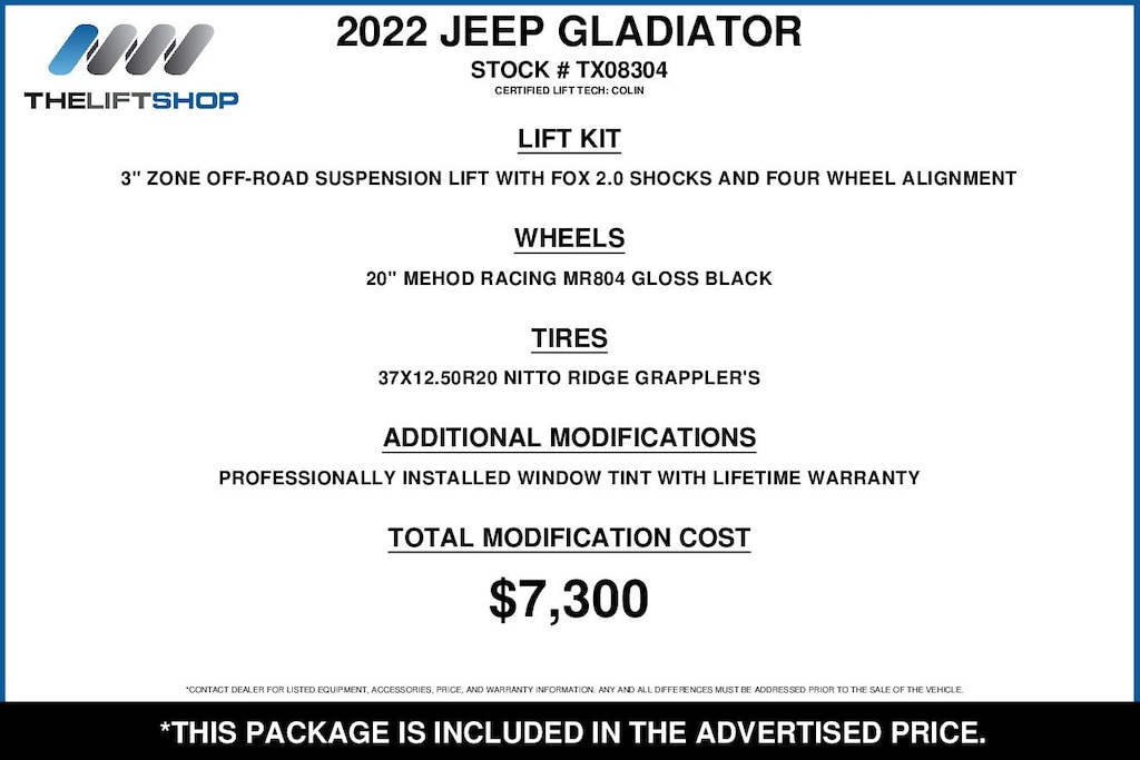 Used 2022 Jeep Gladiator Willys Sport Truck