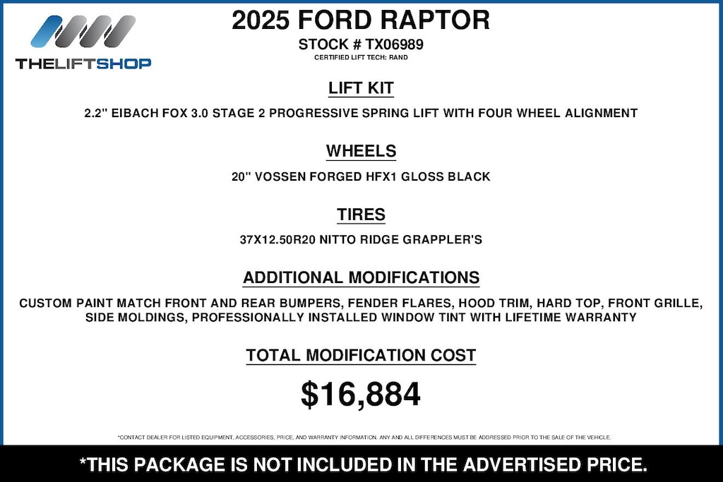 Used 2025 Ford F-150 Raptor Truck