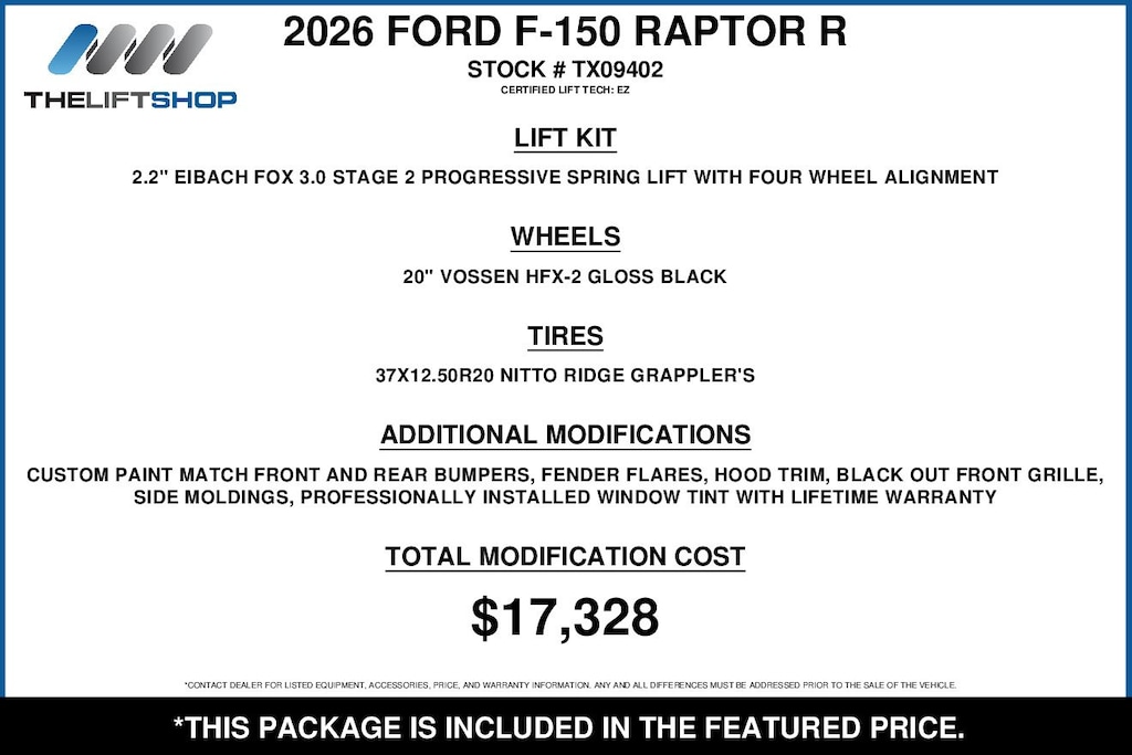 Used 2026 Ford F-150 Raptor Truck