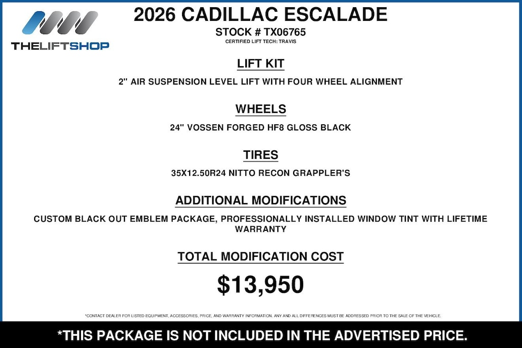 Used 2026 Cadillac Escalade Platinum Edition SUV