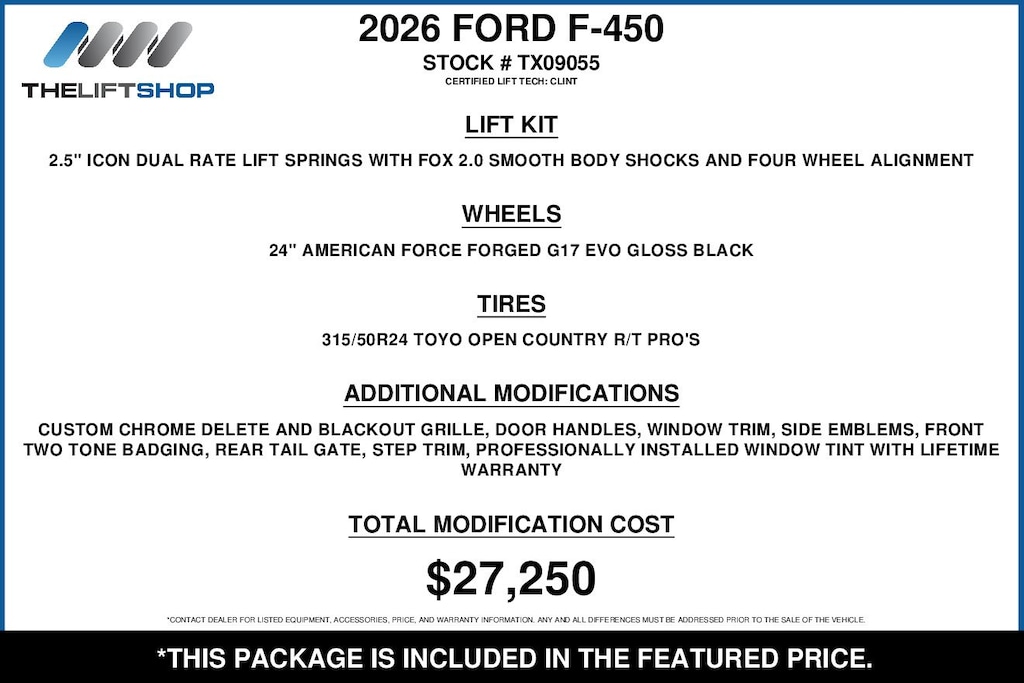 Used 2026 Ford F-450SD Platinum Plus Truck
