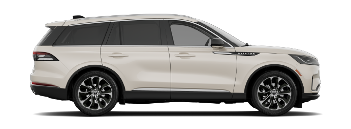 A 2027 Lincoln Aviator® SUV in Pristine White.