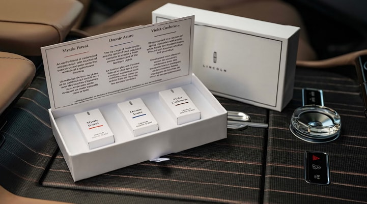 The different Digital Scent cartridges shown.
