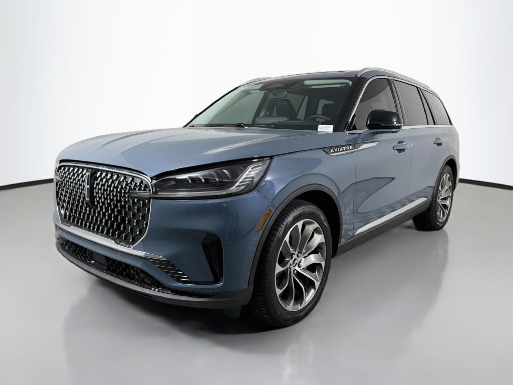 Whisper Blue Metallic Clearcoat 2026 Lincoln Aviator SUV / Crossover Rear-Wheel Drive Automatic