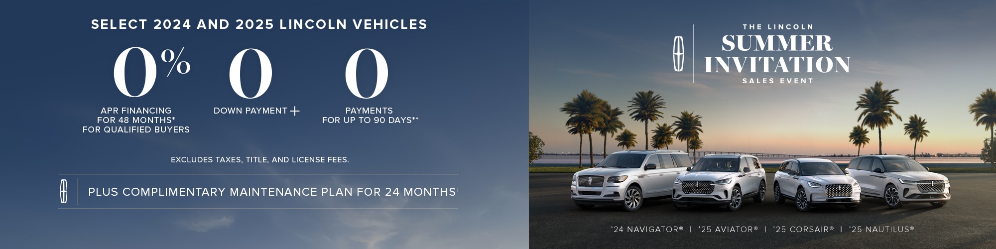 Lincoln Summer Sales Event