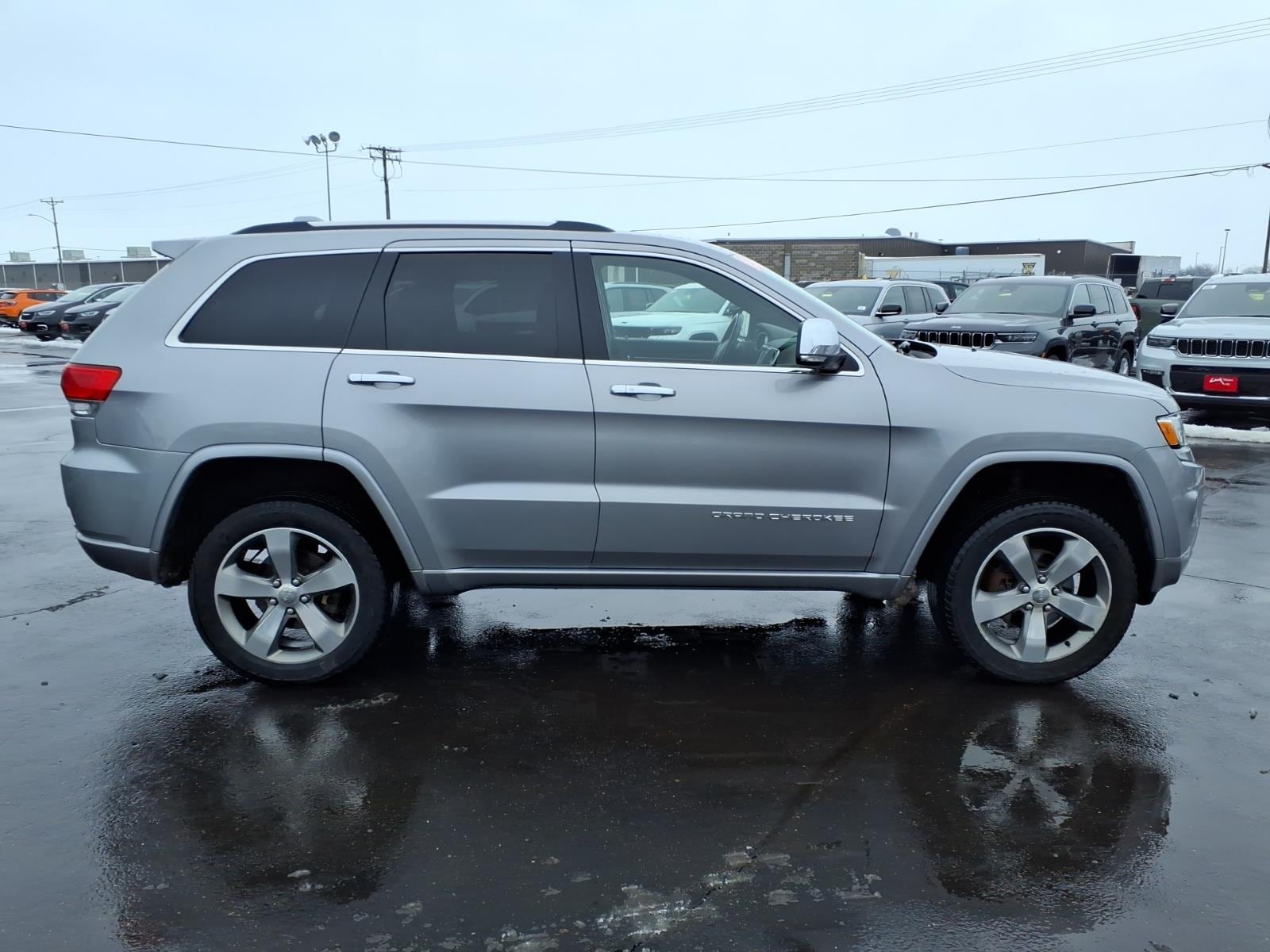 Used 2015 Jeep Grand Cherokee Overland with VIN 1C4RJFCG3FC804042 for sale in Rice Lake, WI