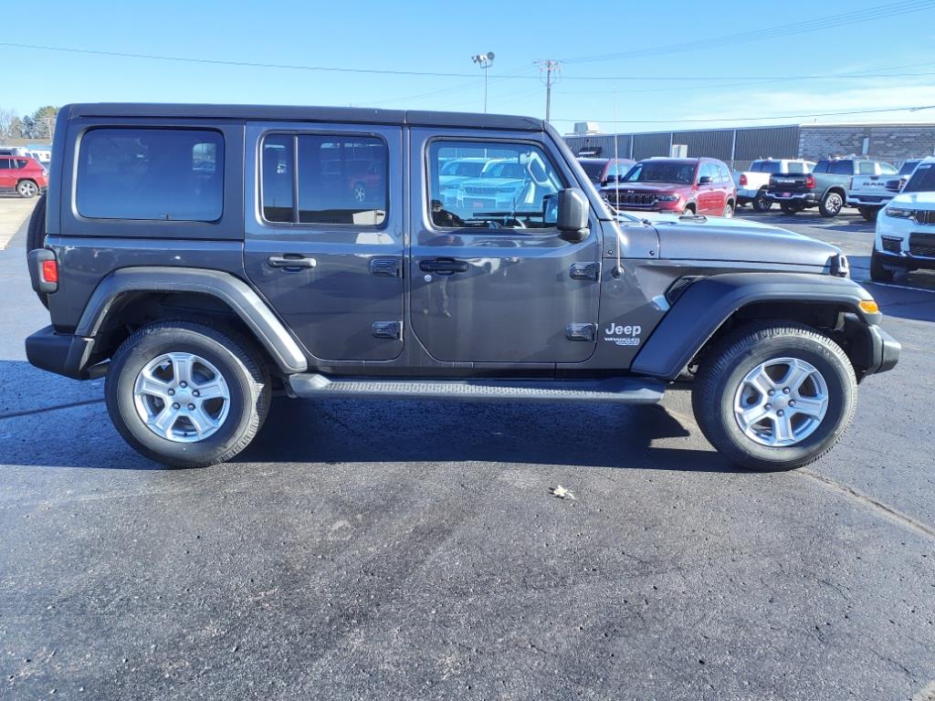 Used 2020 Jeep Wrangler Unlimited Sport S with VIN 1C4HJXDN9LW112442 for sale in Rice Lake, WI