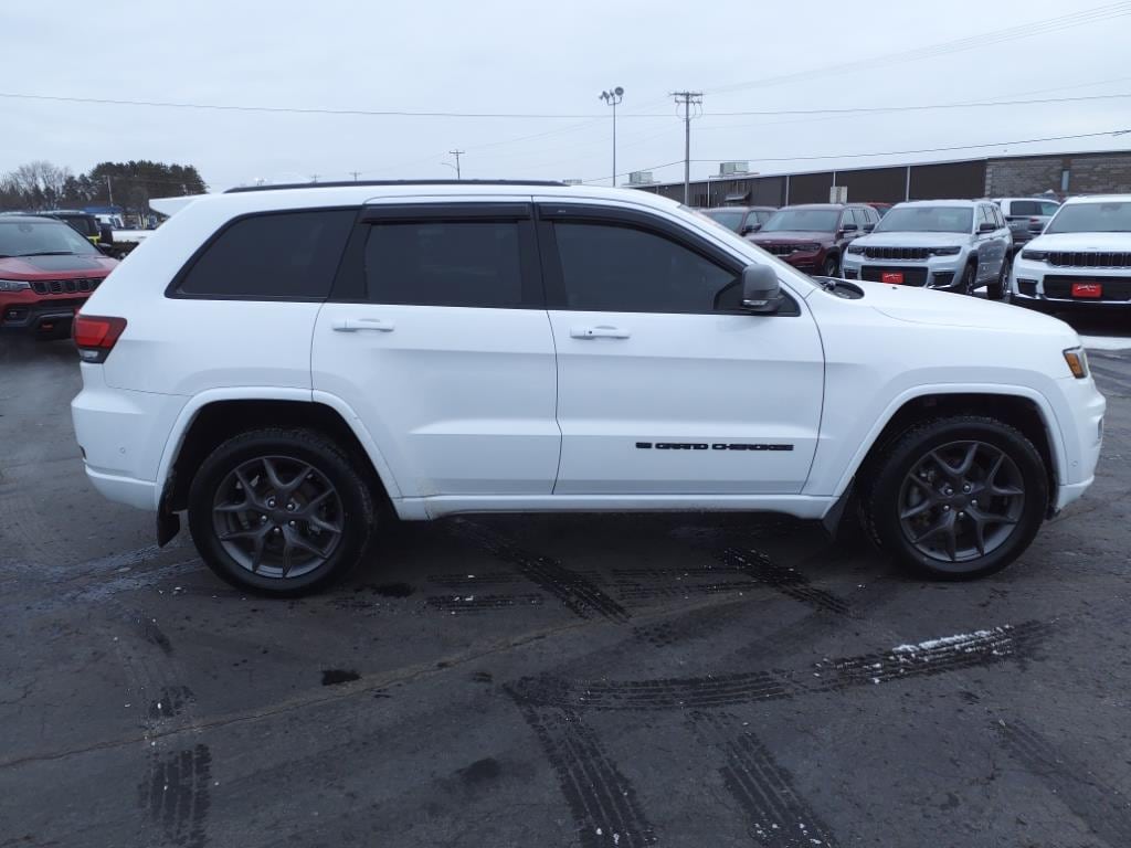 Used 2021 Jeep Grand Cherokee 80th Edition with VIN 1C4RJFBG7MC563259 for sale in Rice Lake, WI