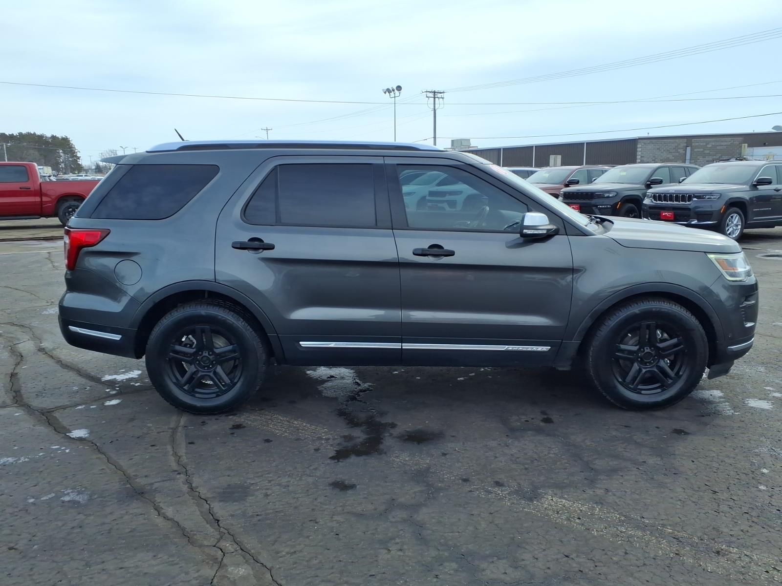 Used 2018 Ford Explorer Platinum with VIN 1FM5K8HT6JGA38043 for sale in Rice Lake, WI