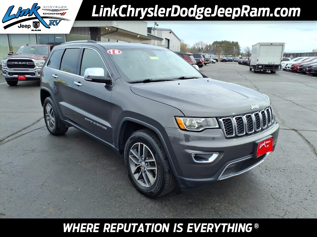 Used 2018 Jeep Grand Cherokee Limited SUV