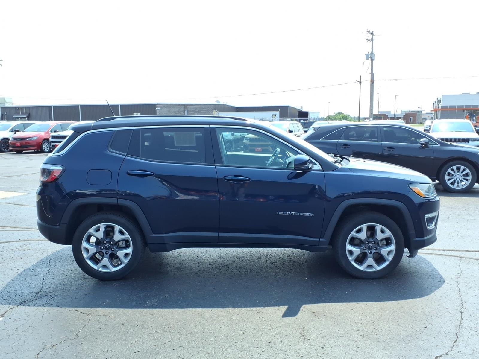 Used 2021 Jeep Compass Limited with VIN 3C4NJDCB6MT593475 for sale in Rice Lake, WI