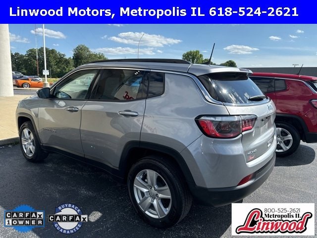 Used 2022 Jeep Compass Latitude with VIN 3C4NJDBB3NT212894 for sale in Metropolis, IL