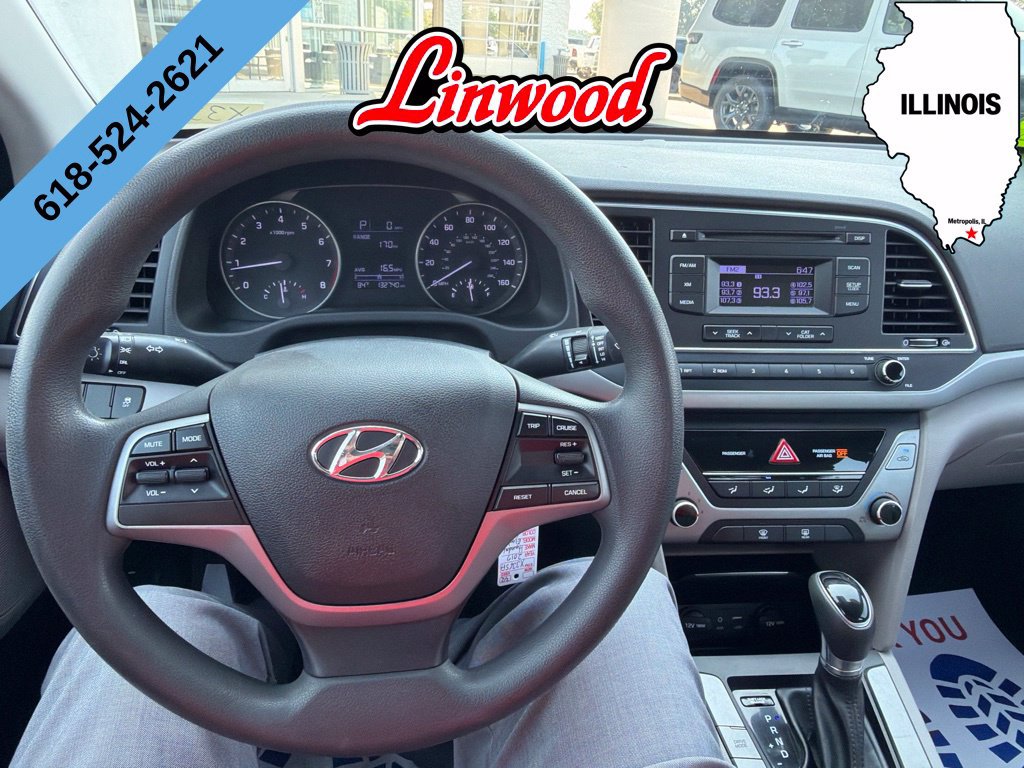 Used 2017 Hyundai Elantra SE with VIN KMHD74LF1HU099951 for sale in Metropolis, IL