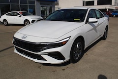 2026 Hyundai Elantra Hybrid Blue Sedan