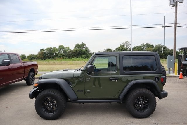 Used 2024 Jeep Wrangler 2-Door Willys with VIN 1C4PJXAG6RW224626 for sale in Paducah, KY