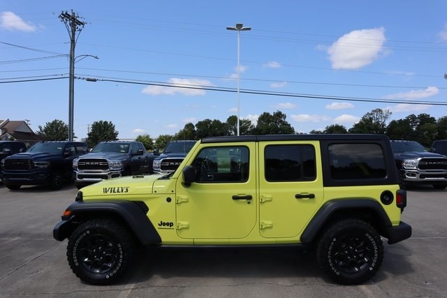 Used 2023 Jeep Wrangler 4-Door Willys with VIN 1C4HJXDN7PW702693 for sale in Paducah, KY