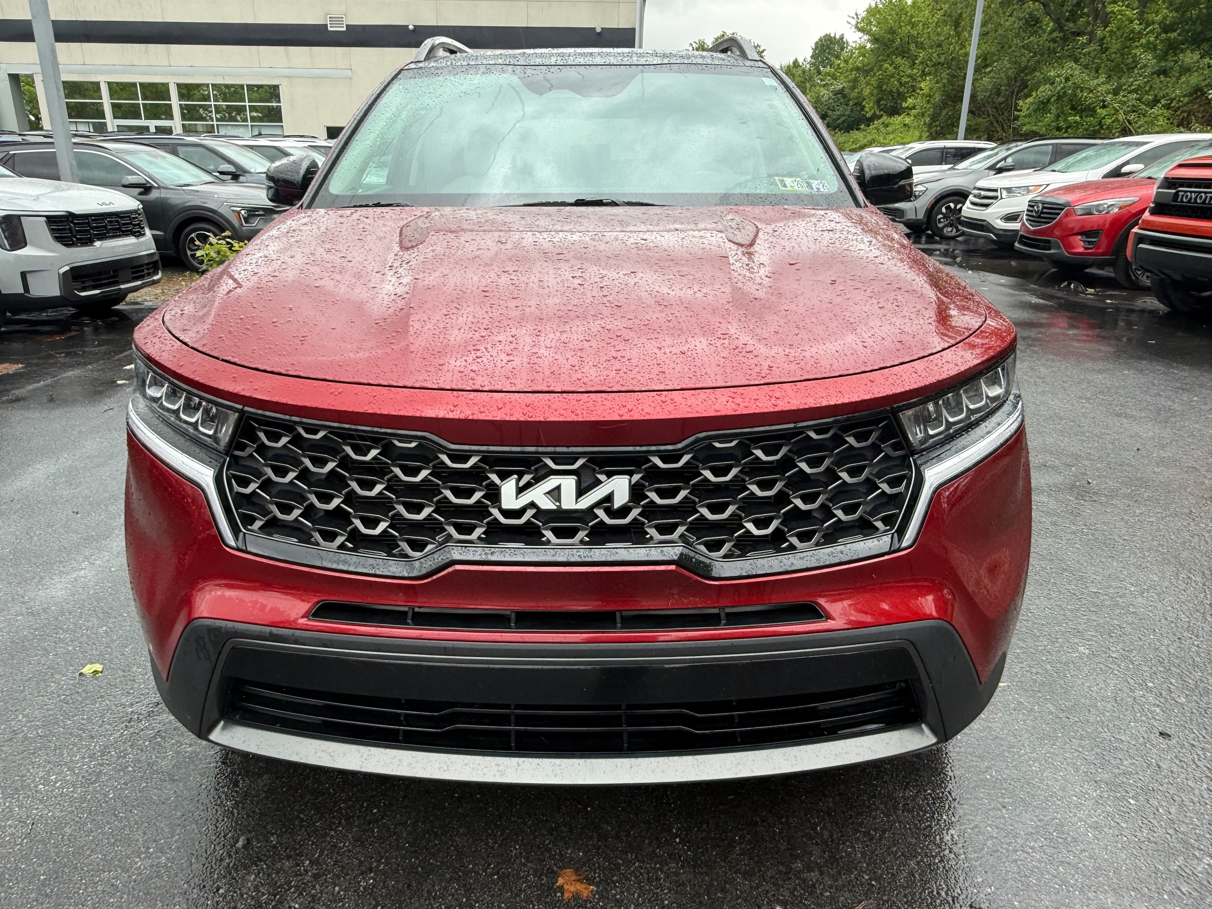 Certified 2022 Kia Sorento X-Line S with VIN 5XYRLDLC8NG104846 for sale in State College, PA