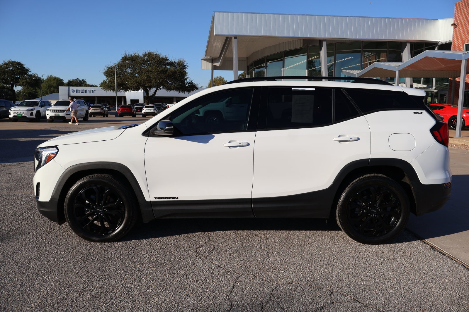 Used 2021 GMC Terrain SLT with VIN 3GKALPEV0ML357149 for sale in Burkburnett, TX