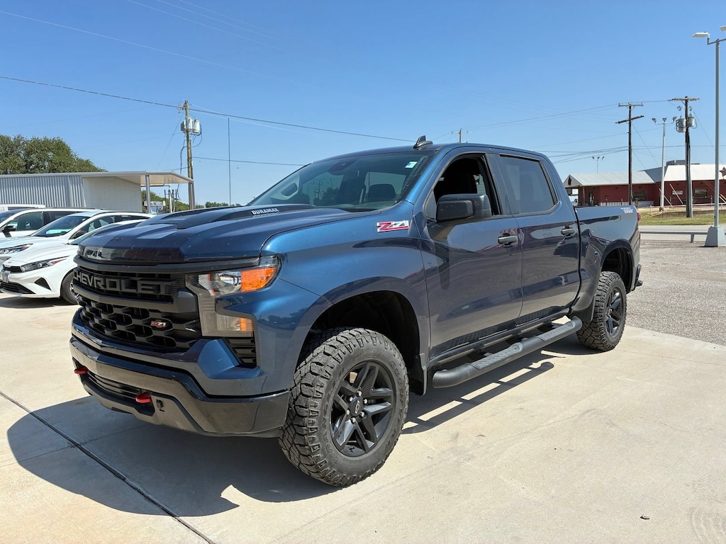 Used 2022 Chevrolet Silverado 1500 Custom Trail Boss Truck Crew Cab