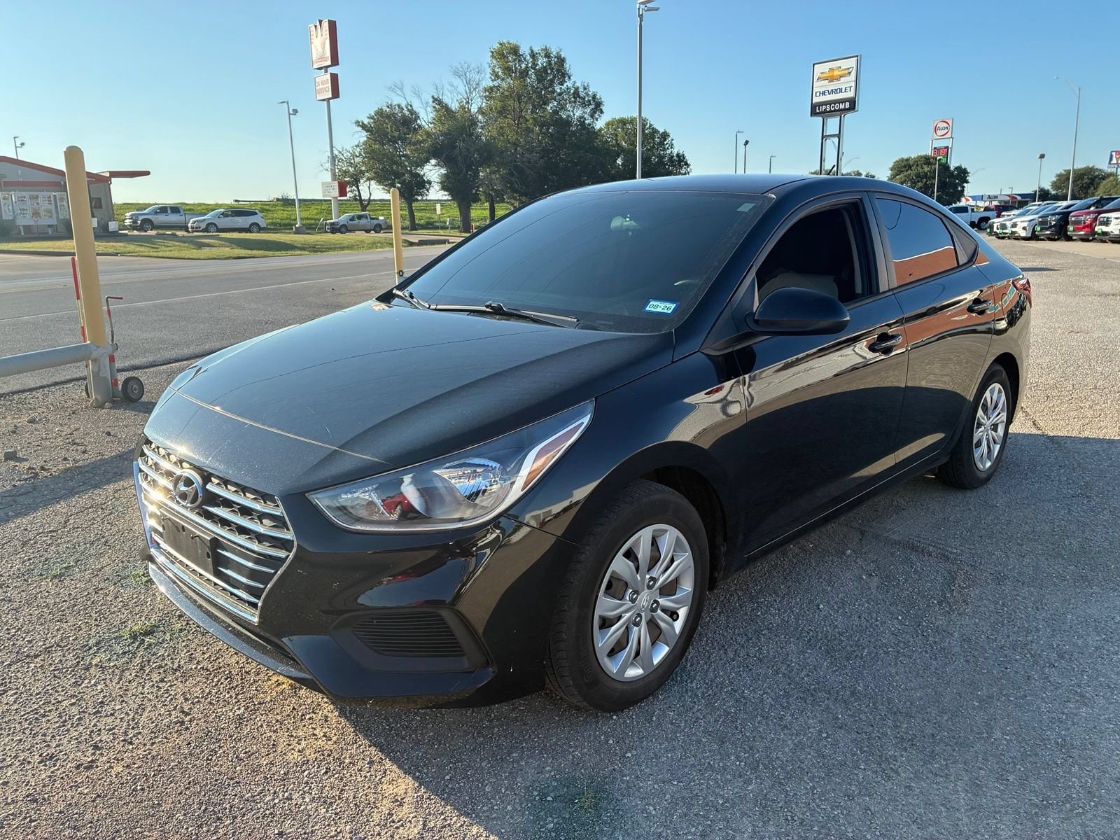 Black 2022 Hyundai Accent Sedan Front-Wheel Drive