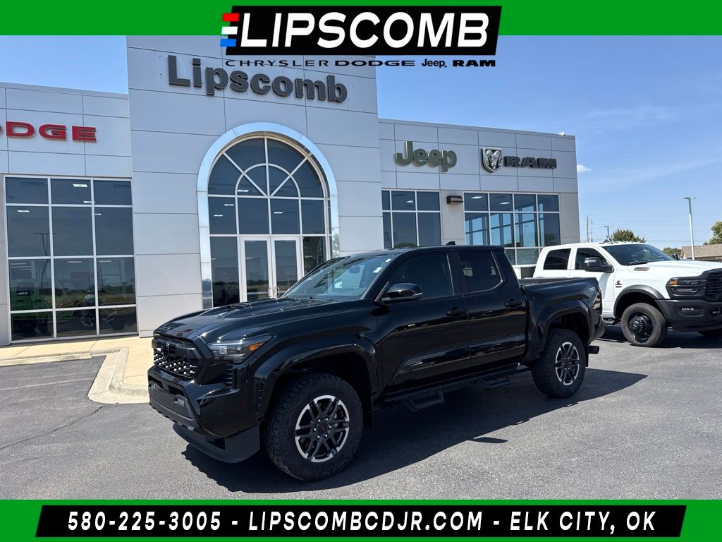 Black 2024 Toyota Tacoma Pickup Truck Four-Wheel Drive 8-Speed Automatic