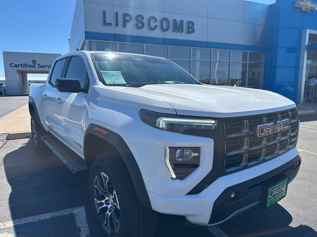 Summit White 2023 GMC Canyon Pickup Truck Four-Wheel Drive Automatic