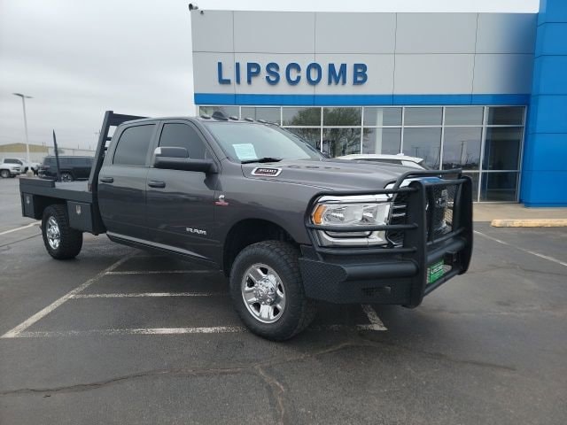 Gray 2022 RAM 3500 Tradesman Crew Cab LB 4WD Pickup Truck Four-Wheel Drive Automatic
