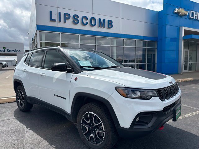 White 2026 Jeep Compass SUV / Crossover Four-Wheel Drive Automatic