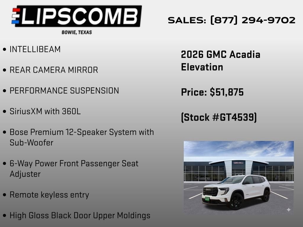 2026 GMC Acadia Elevation - Photo 16