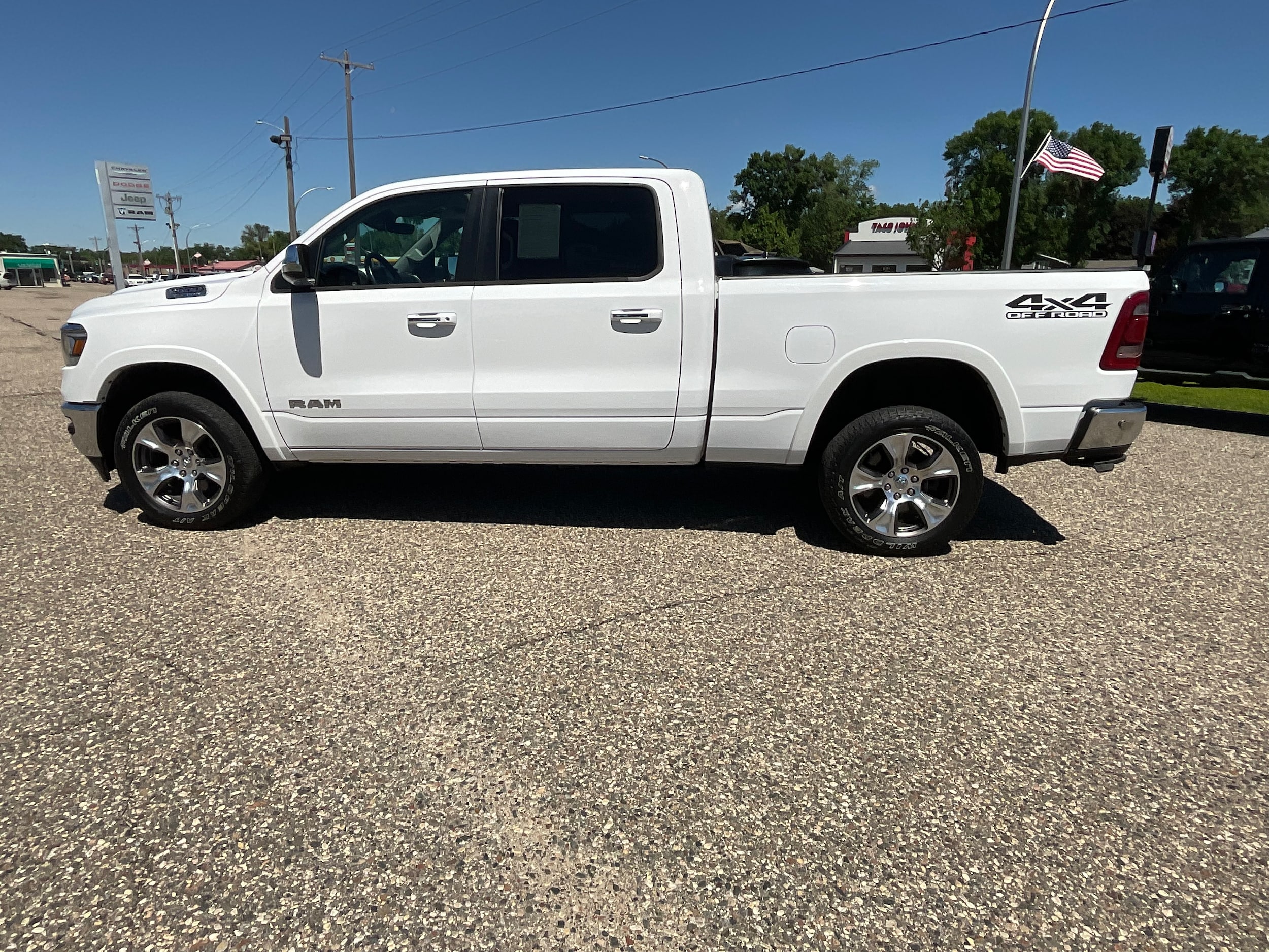 Used 2022 RAM Ram 1500 Pickup Laramie with VIN 1C6SRFRT9NN370377 for sale in Litchfield, Minnesota