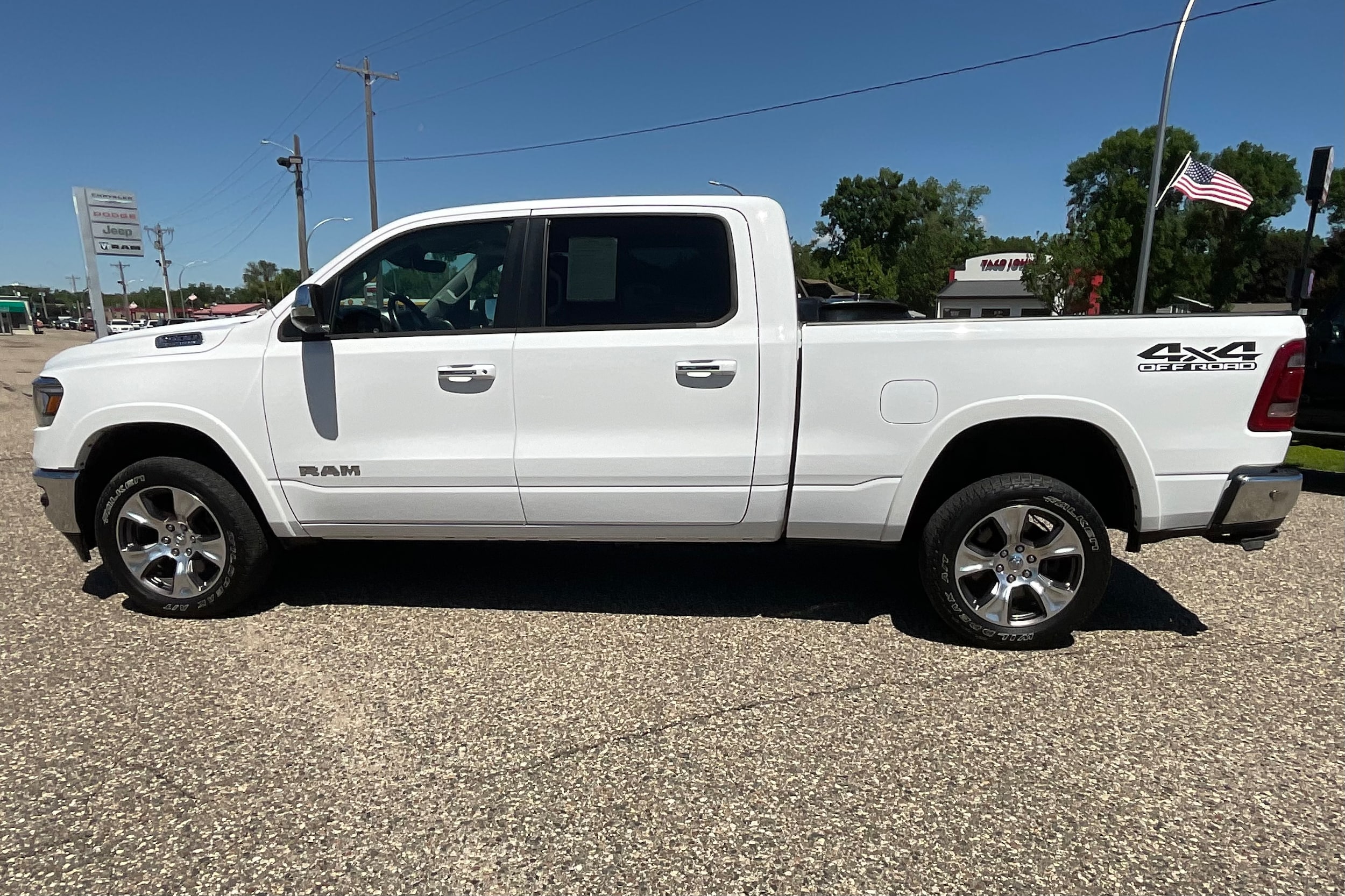Used 2022 RAM Ram 1500 Pickup Laramie with VIN 1C6SRFRT9NN370377 for sale in Litchfield, Minnesota