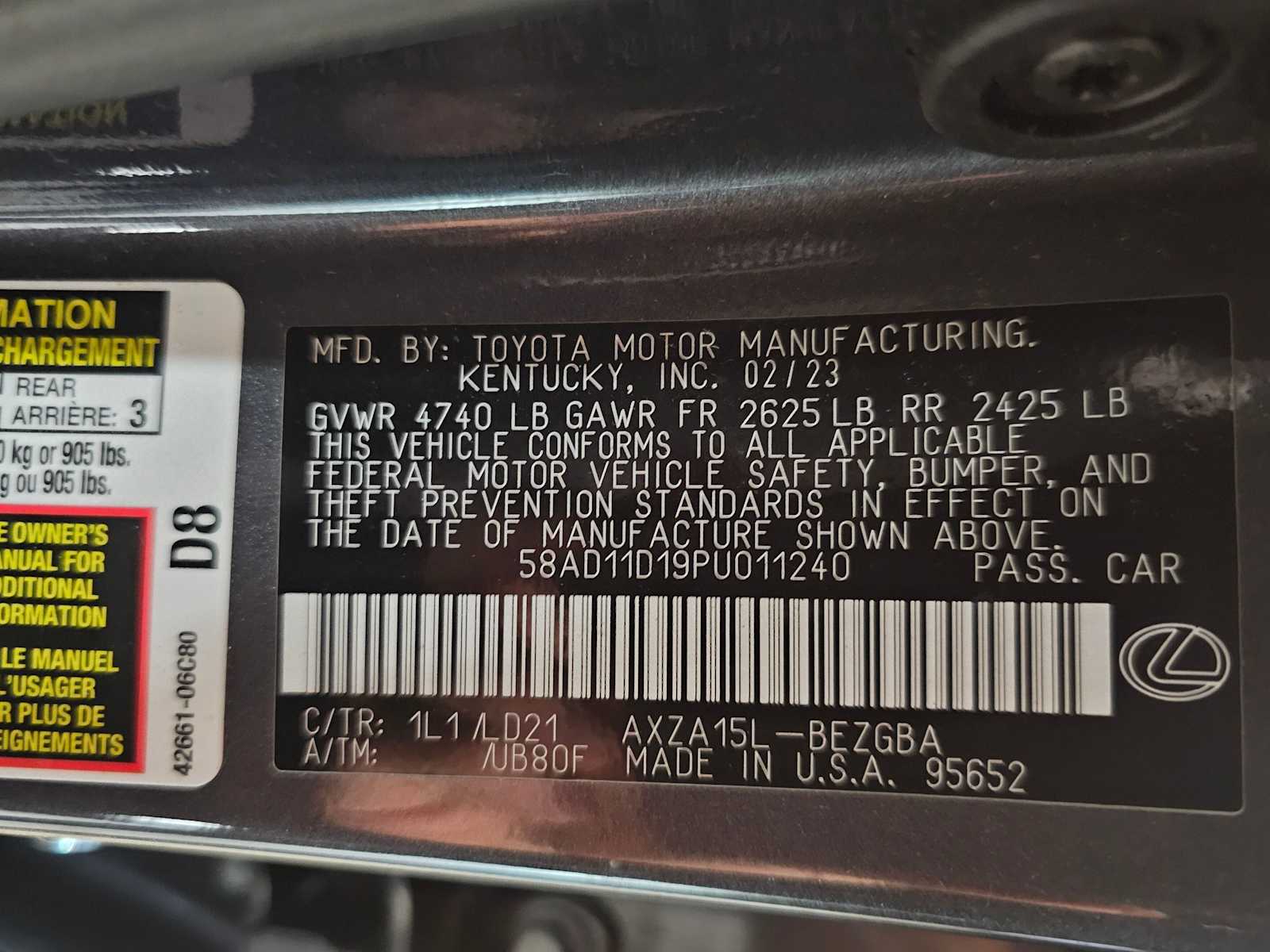 Thumbnail: 2023 Lexus ES - 44