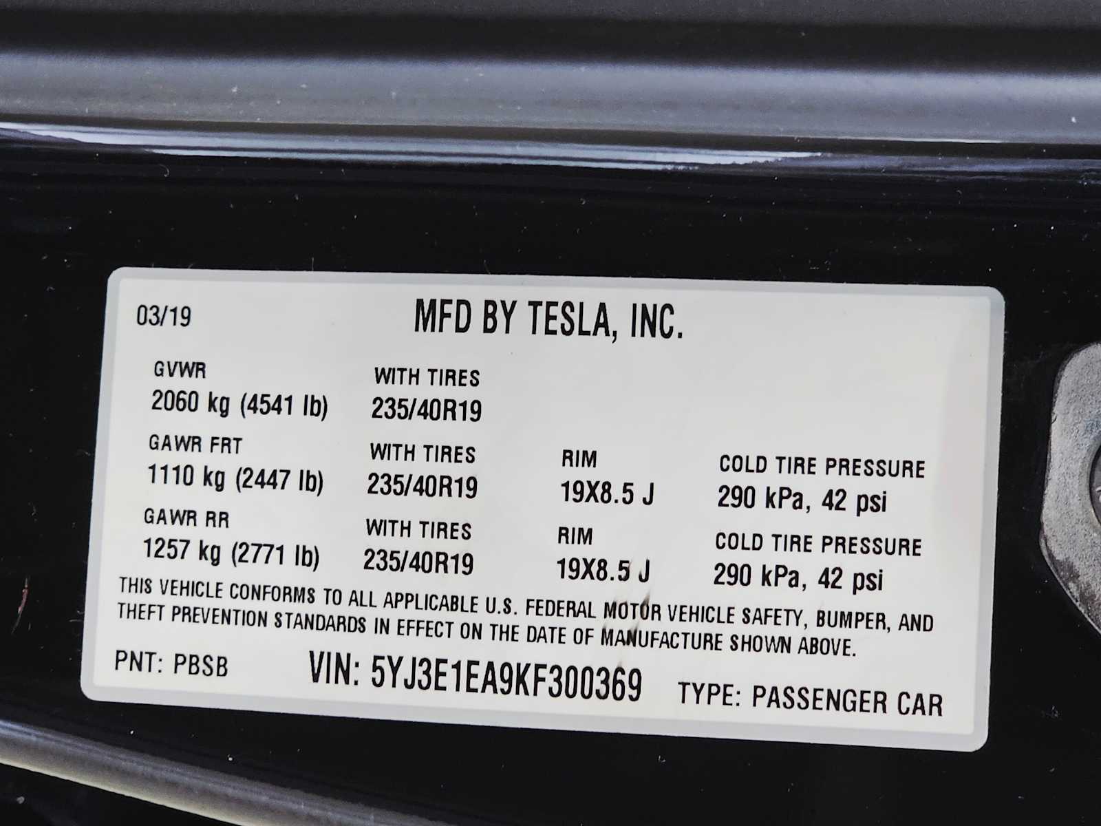 Thumbnail: 2019 Tesla Model 3 - 32