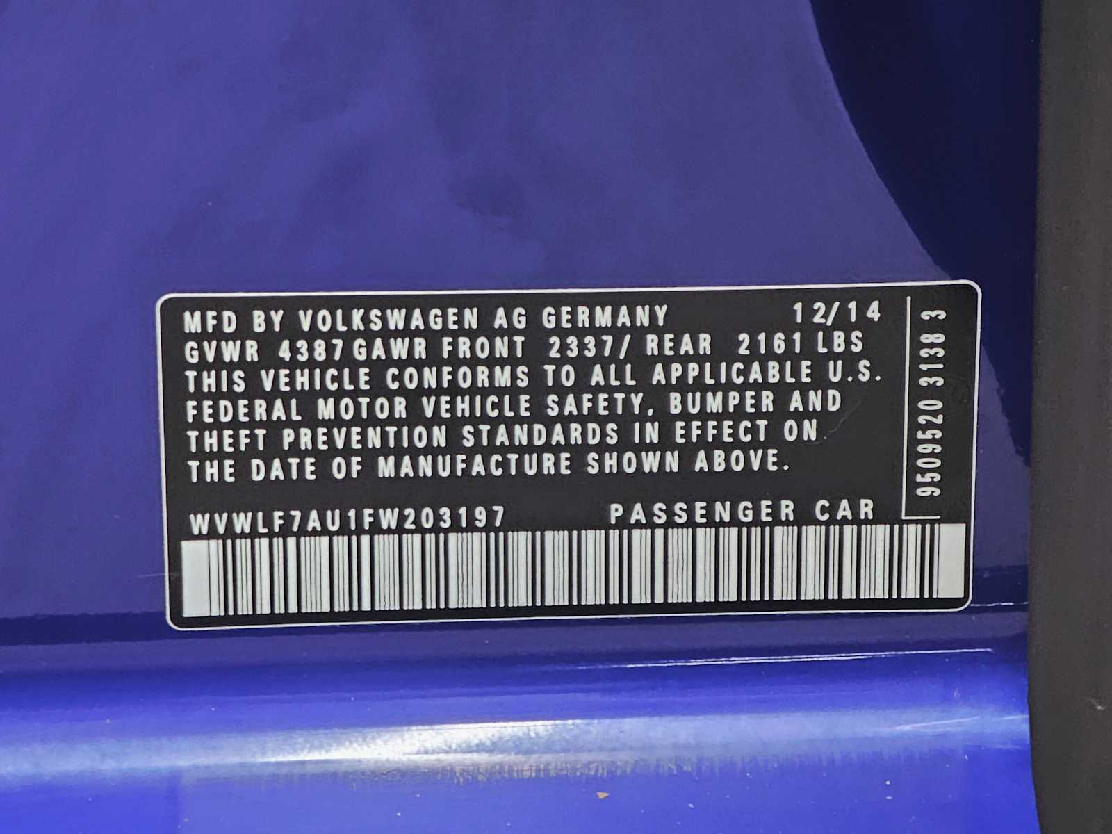 Thumbnail: 2015 Volkswagen Golf - 26