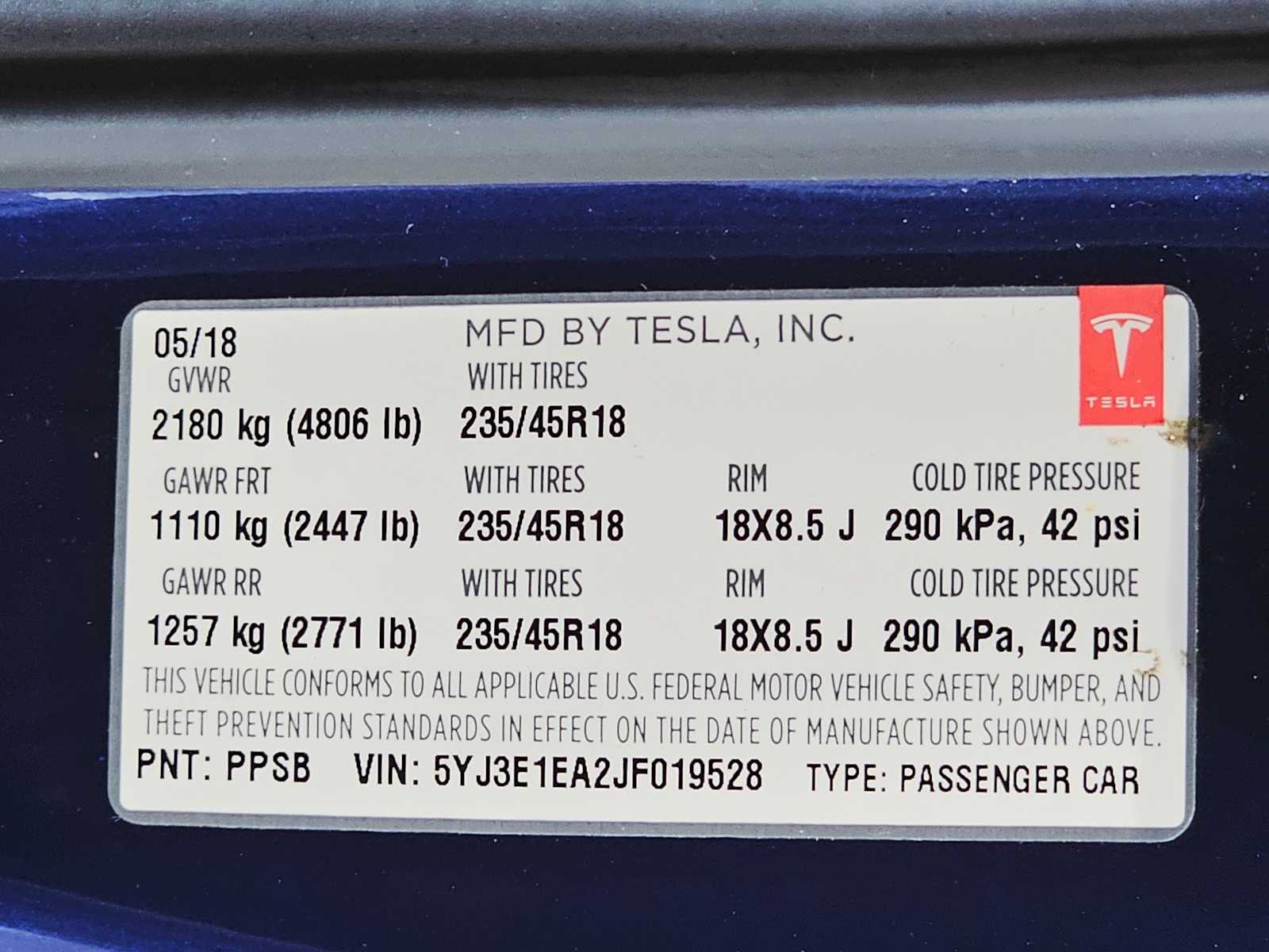 Thumbnail: 2018 Tesla Model 3 - 31