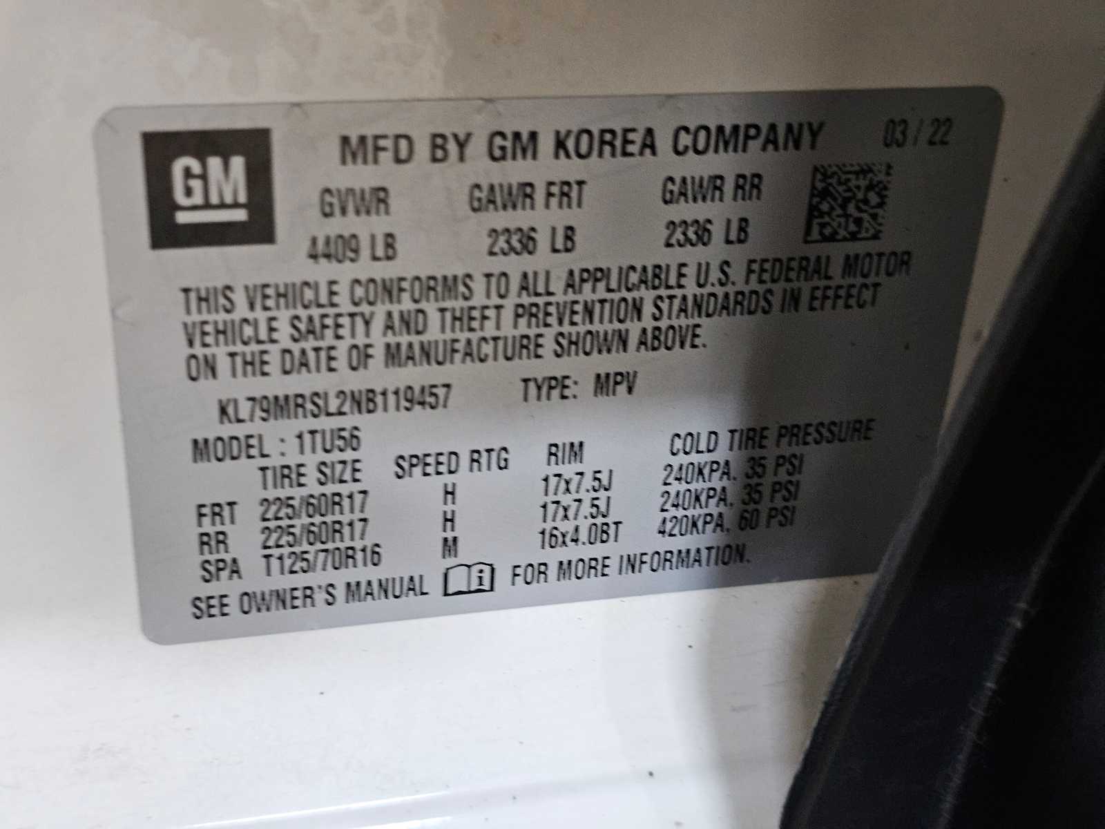 Thumbnail: 2022 Chevrolet TrailBlazer - 37