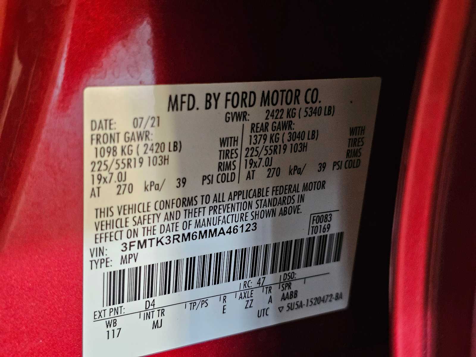 Thumbnail: 2021 Ford Mustang Mach-E - 38