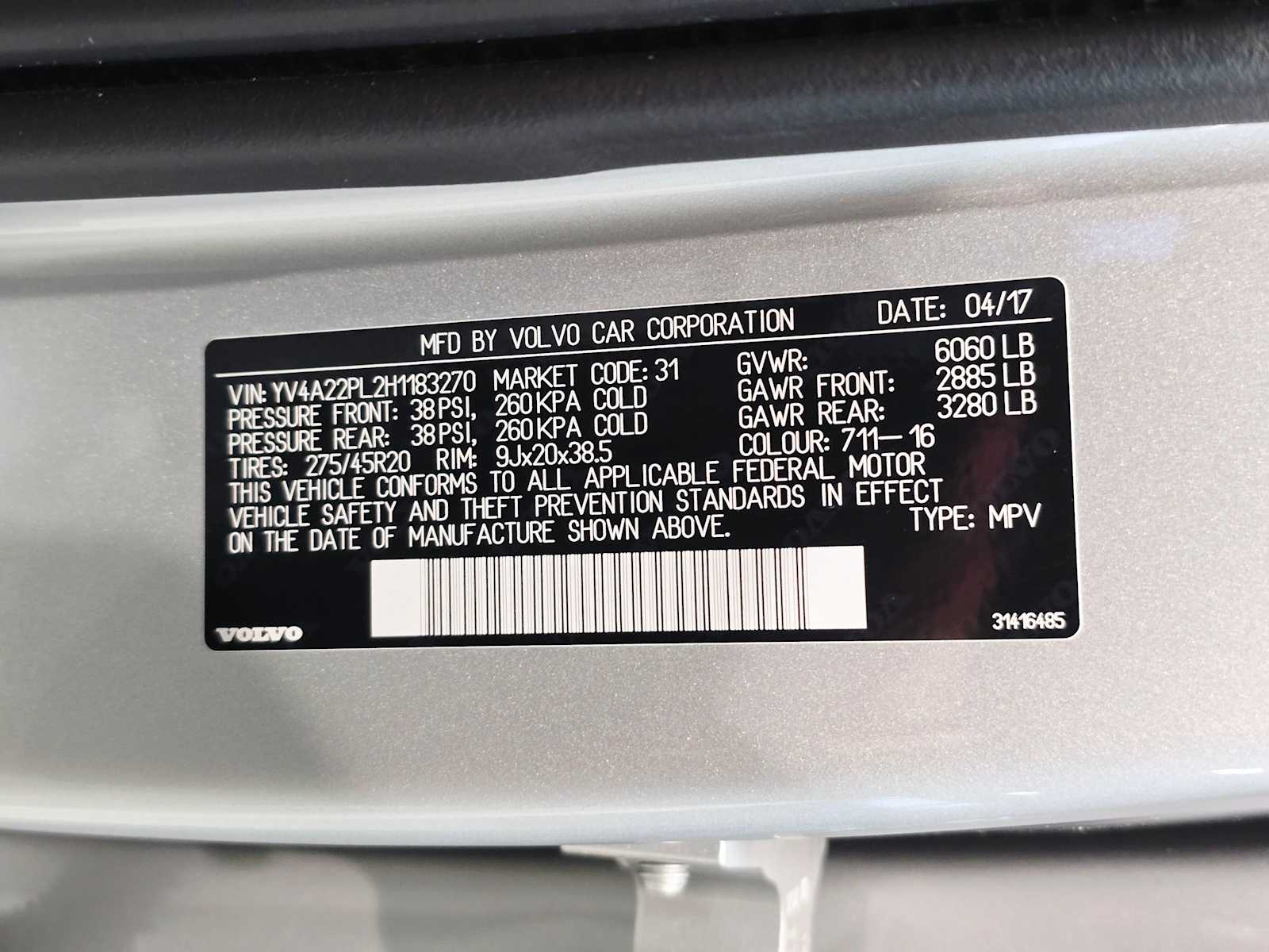 Thumbnail: 2017 Volvo XC90 - 29