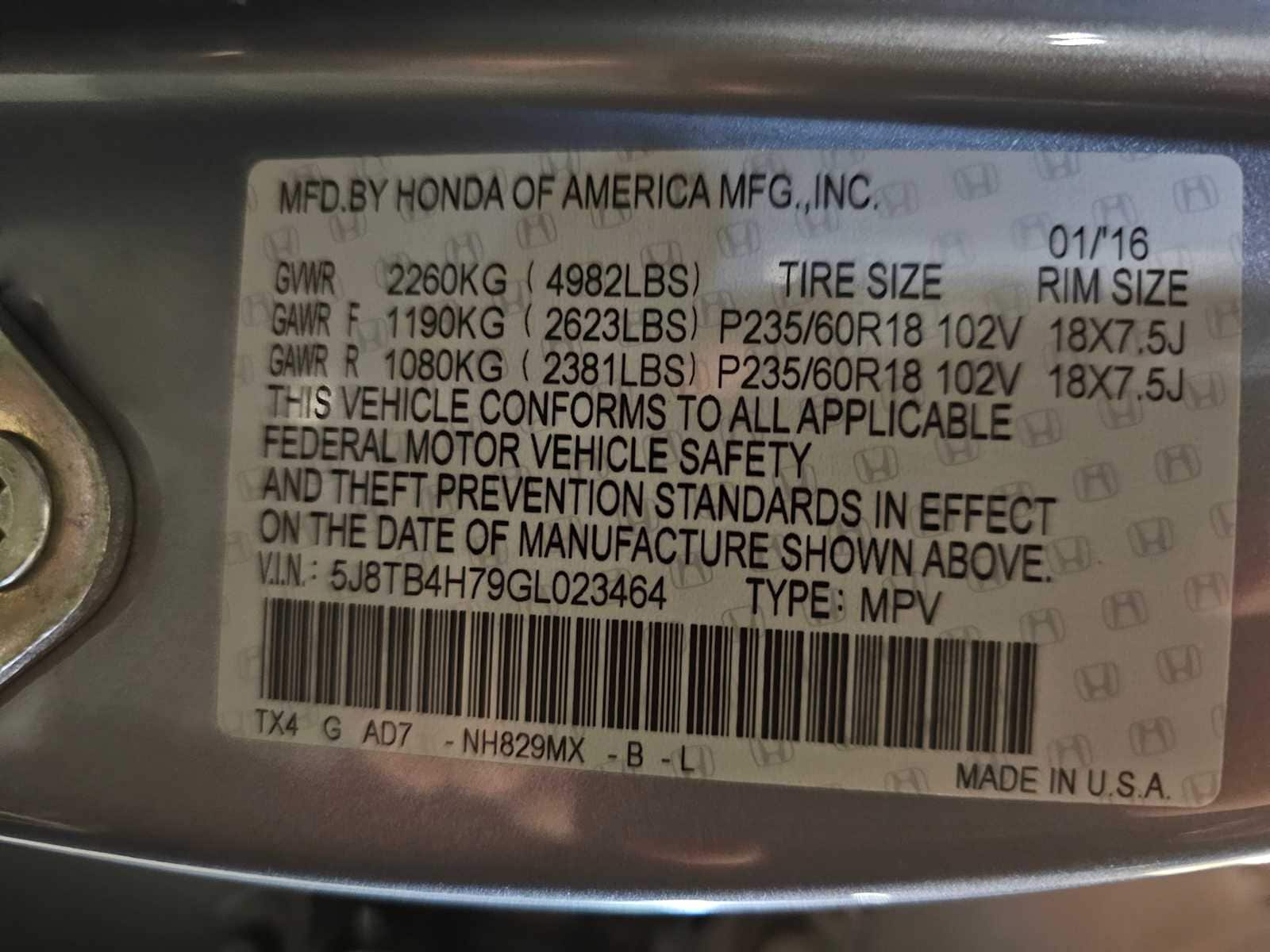 Thumbnail: 2016 Acura RDX - 39