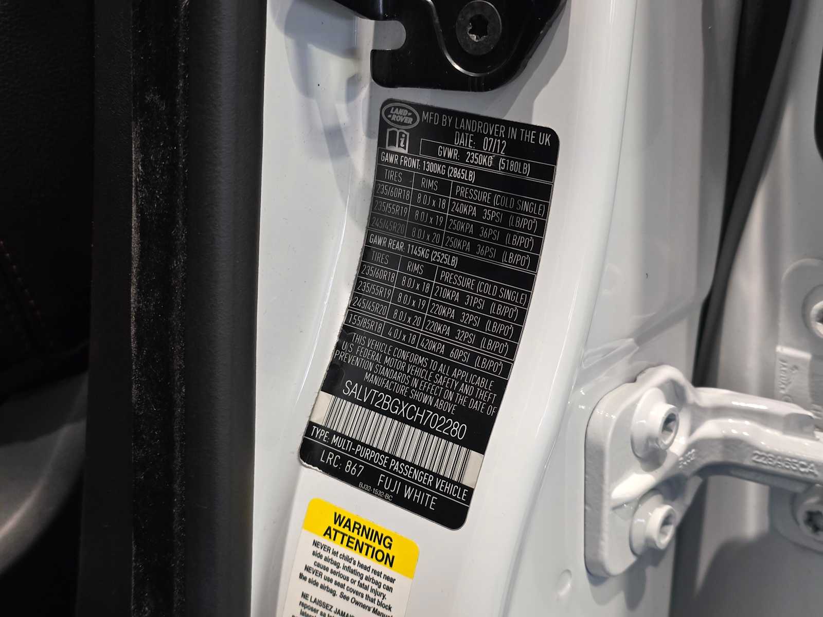 Thumbnail: 2012 Land Rover Range Rover Evoque - 34