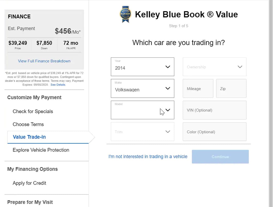 Value Your Trade