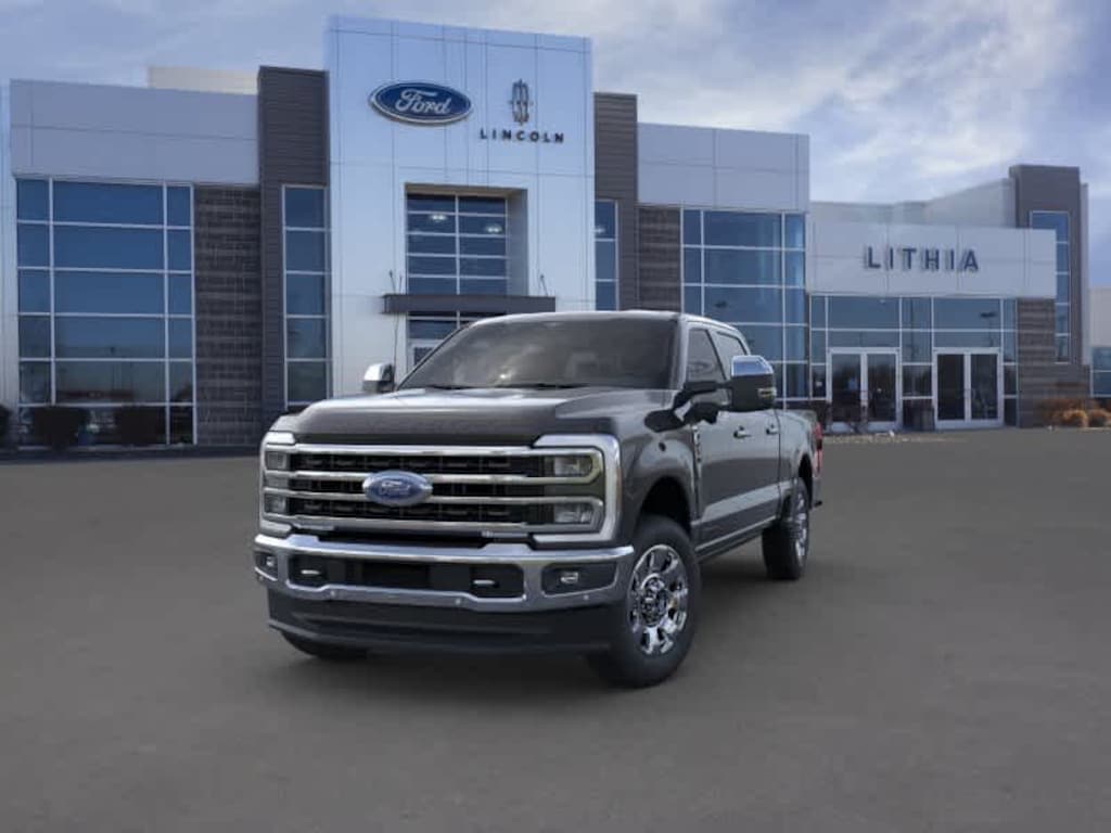 New 2024 Ford F250 F250 King Ranch Truck Crew Cab Agate Black For