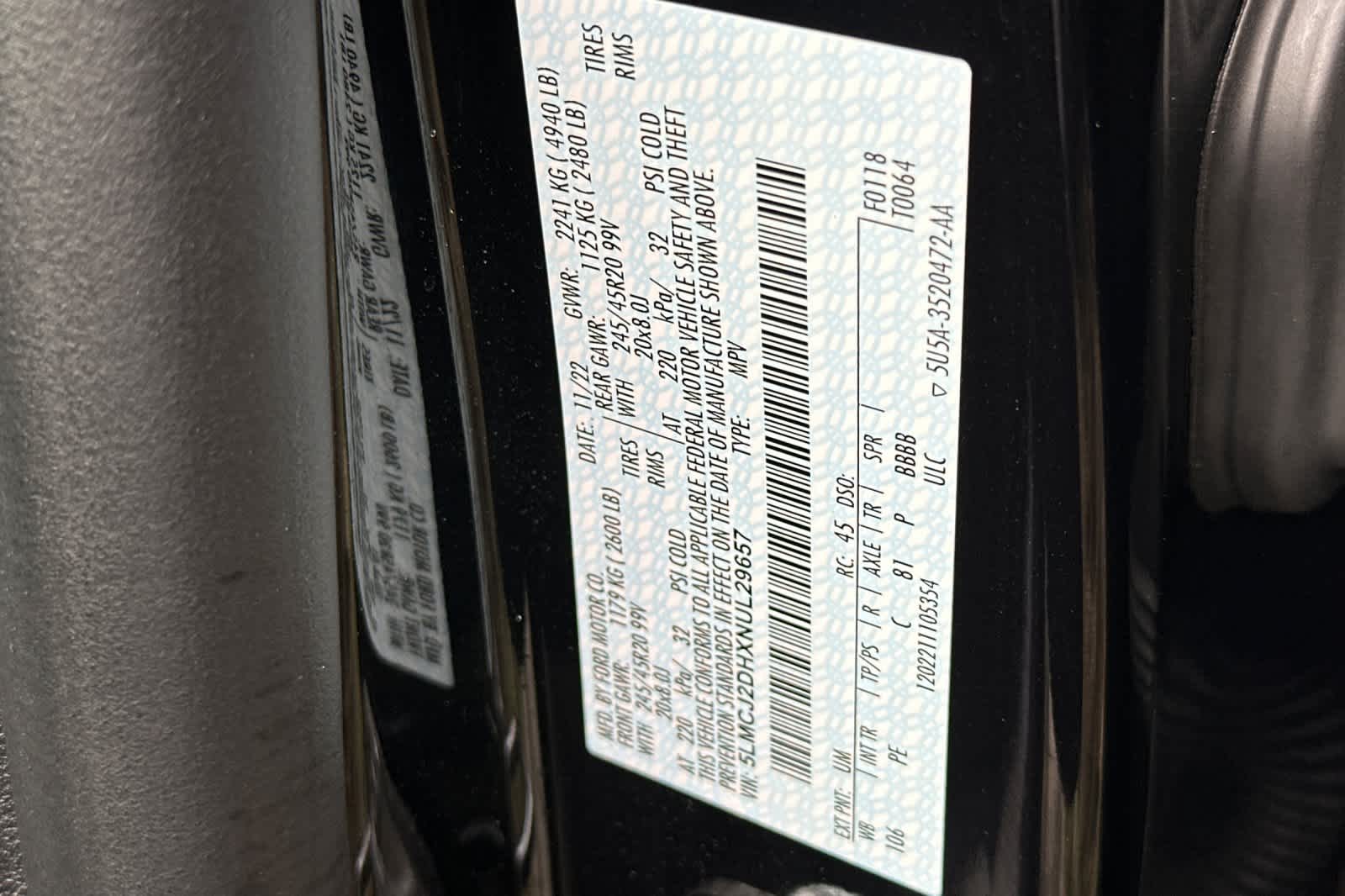 Thumbnail: 2022 Lincoln Corsair - 29